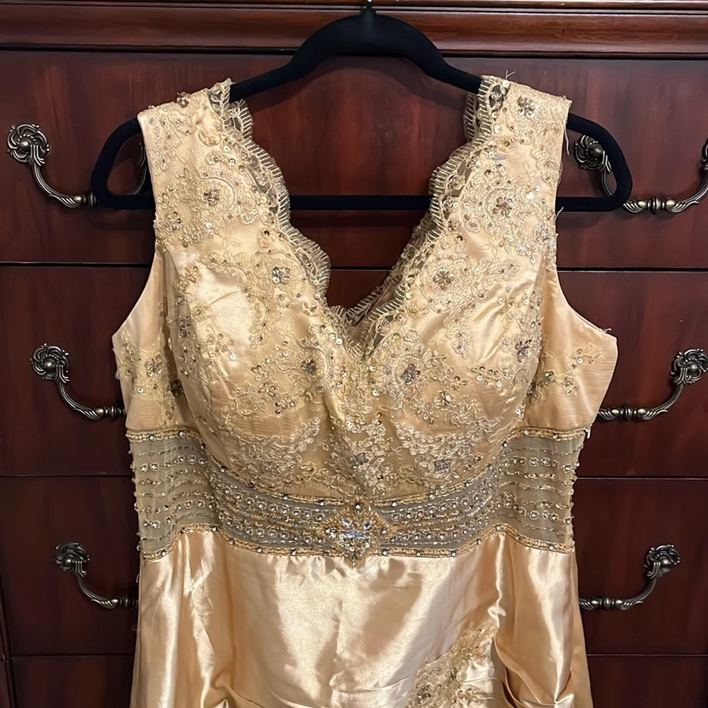 Gold Beautiful Dress